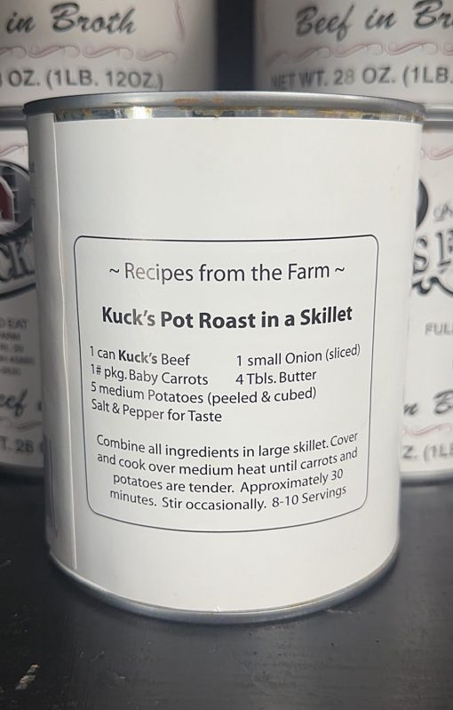 12- 28oz Canned Beef in Broth - Image 3